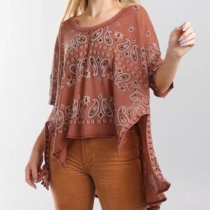 Free People No Matter What Boho Top NWT Medium